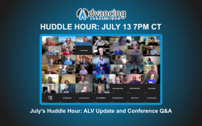 July’s Huddle Hour: ALV Update and Conference Q&A